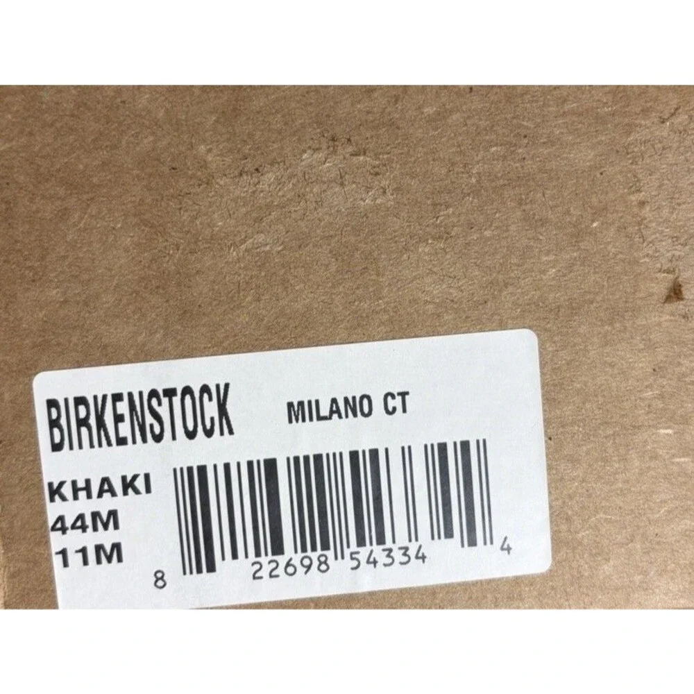 Birkenstock Milano Crosstown Leather Sandals Men’s Size 11M in Khaki New In Box